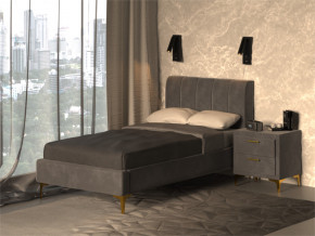 Кровать Рошаль 900 серый в Златоусте - zlatoust.magazinmebel.ru | фото - изображение 2