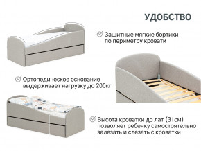 Кровать с ящиком Letmo халва (рогожка) в Златоусте - zlatoust.magazinmebel.ru | фото - изображение 11