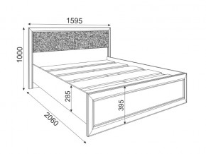 Кровать с настилом 1400 Саванна М04 в Златоусте - zlatoust.magazinmebel.ru | фото - изображение 2