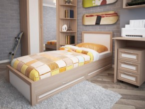 Кровать с настилом Остин модуль 21 с ящиками 24 в Златоусте - zlatoust.magazinmebel.ru | фото