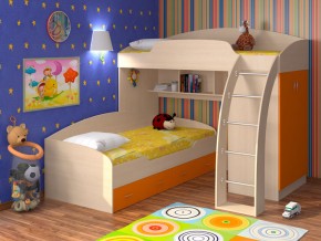 Кровать Соня 1+2 Оранжевый в Златоусте - zlatoust.magazinmebel.ru | фото - изображение 1