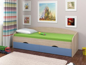 Кровать Соня 2 сонома-голубой в Златоусте - zlatoust.magazinmebel.ru | фото