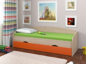 Кровать Соня 2 сонома-оранжевый в Златоусте - zlatoust.magazinmebel.ru | фото