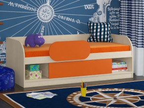 Кровать Соня 4 дуб молочный-оранжевый в Златоусте - zlatoust.magazinmebel.ru | фото - изображение 3