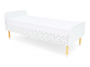 Кровать Stumpa Классика с рисунком Кубики в Златоусте - zlatoust.magazinmebel.ru | фото - изображение 1