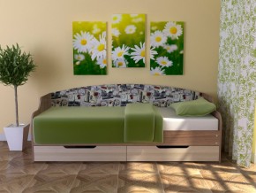 Кровать Юниор Тип 2 Микровелюр-марки 800х1600 в Златоусте - zlatoust.magazinmebel.ru | фото - изображение 1