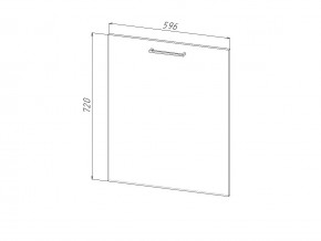 П 60 Комплект для посудомоечной машины 600 мм (цоколь + фасад) ЛДСП в Златоусте - zlatoust.magazinmebel.ru | фото