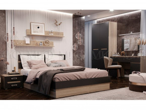Спальня Ким Графит софт, сонома в Златоусте - zlatoust.magazinmebel.ru | фото - изображение 1