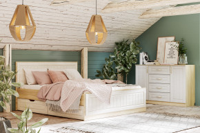 Спальня Оливия с комодом в Златоусте - zlatoust.magazinmebel.ru | фото - изображение 1