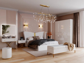 Спальня Рише белый глянец с перламутром в Златоусте - zlatoust.magazinmebel.ru | фото - изображение 1