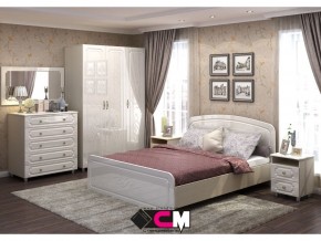 Спальня Виктория МДФ с большим комодом в Златоусте - zlatoust.magazinmebel.ru | фото - изображение 1