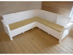 Угловой диван Yalta Corner Set белый в Златоусте - zlatoust.magazinmebel.ru | фото